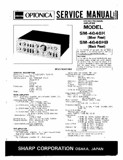 Optonica SM4646H amplifier