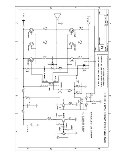 yankee PA 600 diagrama esquematico