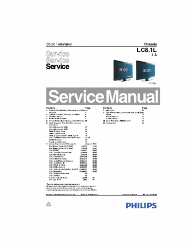PHILIPS 32, 42 LCD Service Manual
