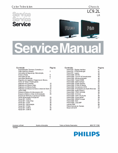 PHILIPS LCD TV Service Manual