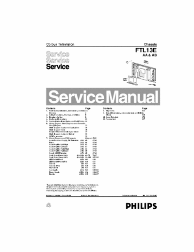 PHILIPS LCD TV Service Manual