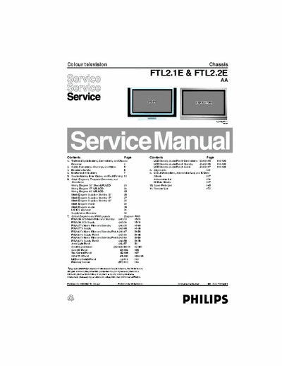 PHILIPS LCD TV Service Manual