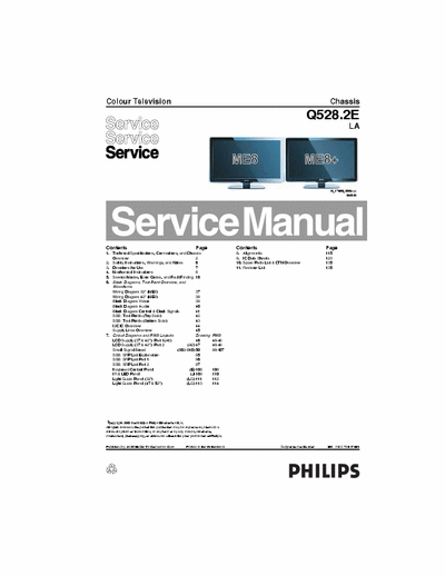 PHILIPS  PHILIPS chassis Q528.2E LA