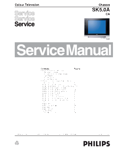 PHILIPS  Service Manual