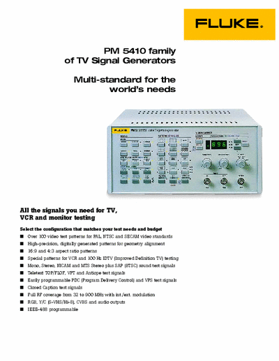 philips pm5418 specification thequnique PM5418