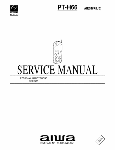 Aiwa PT-H66 Service Manual - Personal Handyphone System - Type AH, S, N, P, L, G - (2.747Kb) pag. 24