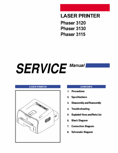 Xerox, Phaser Phaser_3115_20_30 Phaser ServiceManual