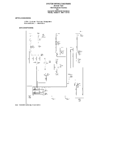 Mitsubishi Montero Repair Manual - Wiring Diagram - Manuale Officina - Manual de Taller - pag. 49