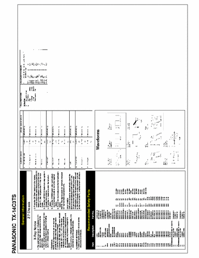 Panasonic TX-14C3TS TX-14C3TS
Z 7 Chassis