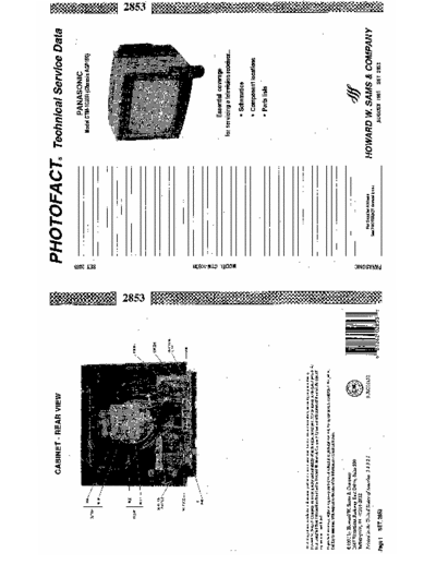 Panasnonic CTM-1033R Panasnonic CTM-1033R (Chassis AGP159) (Service Manual)