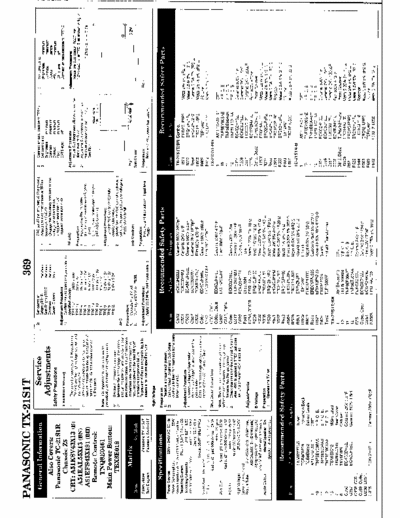 Panasonic TX-21S1T, TC-21S1R Service manual for models: Panasonic TX-21S1T, Panasonic TC-21S1R