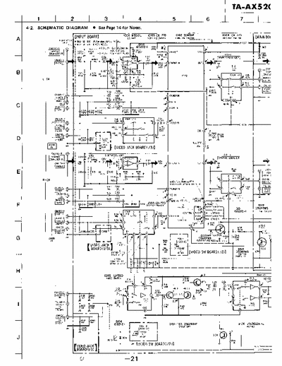 Panasonic TAAX520 integrated amplifier