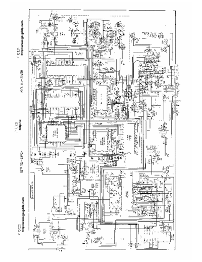 Panasonic TC-33V2H Schematic for the TV set Panasonic TC-33V2H.