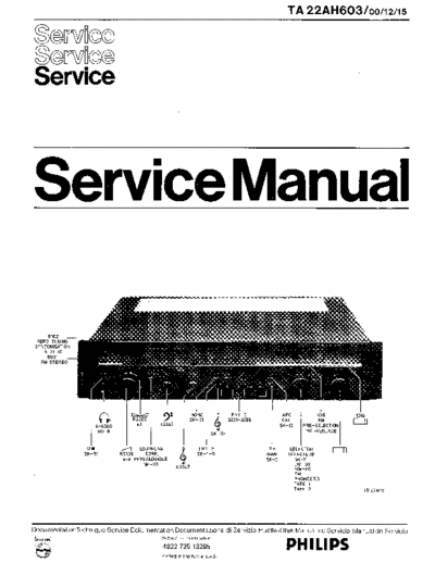 Philips 22AH603 service manual