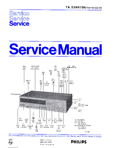 Philips 22AH796 service manual