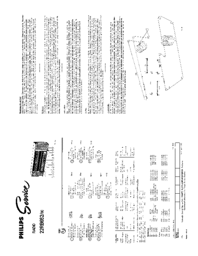 Philips 22RB662 service manual