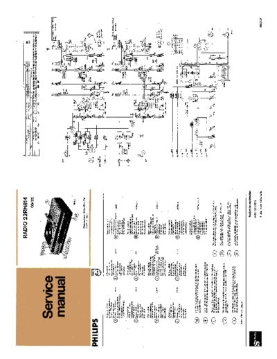 Philips 22RH814 service manual