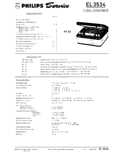 Philips EL3534 service manual