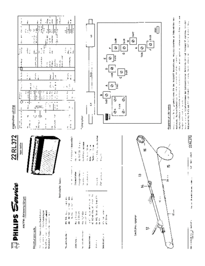 Philips 22RL372 service manual