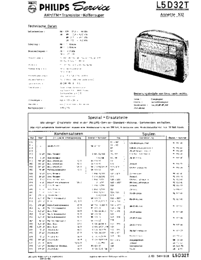 Philips l5d32T service manual