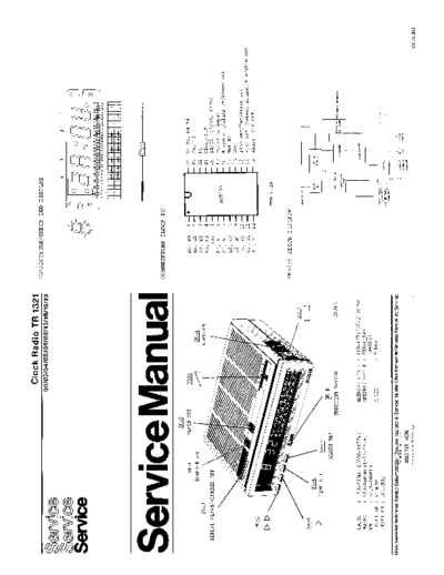 Philips Clock Radio TR1321 service manual