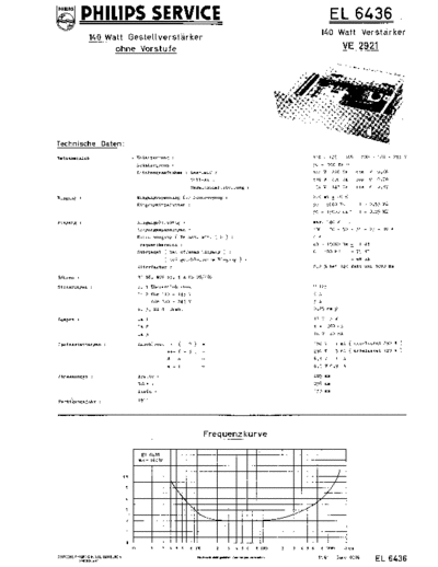 Philips EL6436 srevice manual