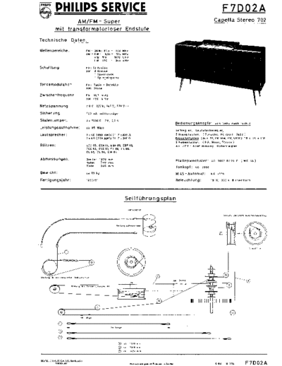 Philips F7D02A service manual