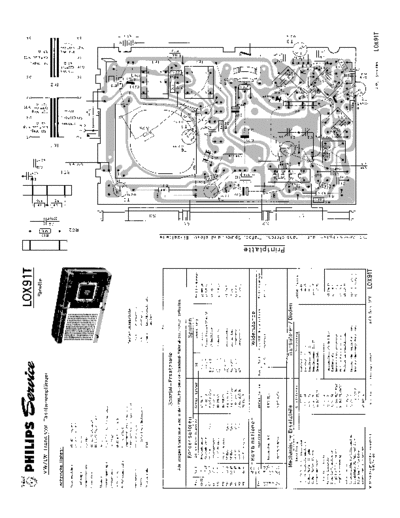 Philips L0D91T service manual