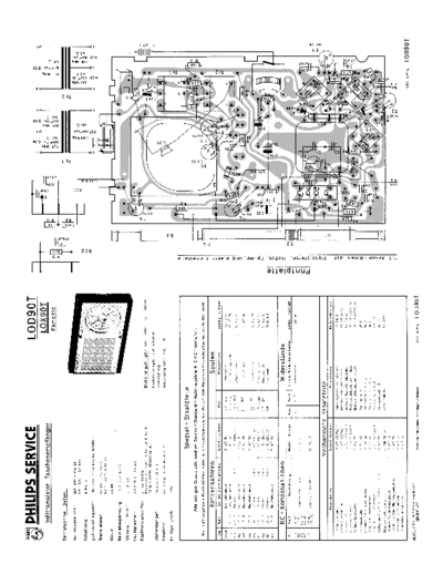 Philips L0D90T service manual