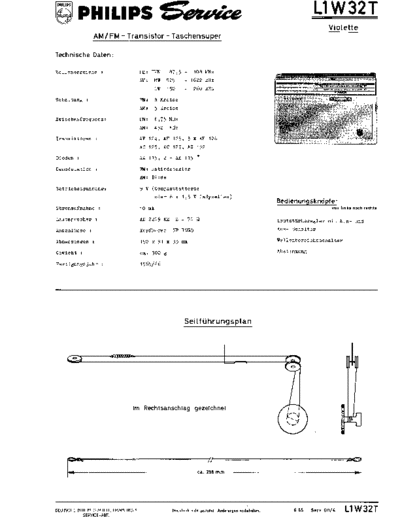 Philips L1W32T service manual