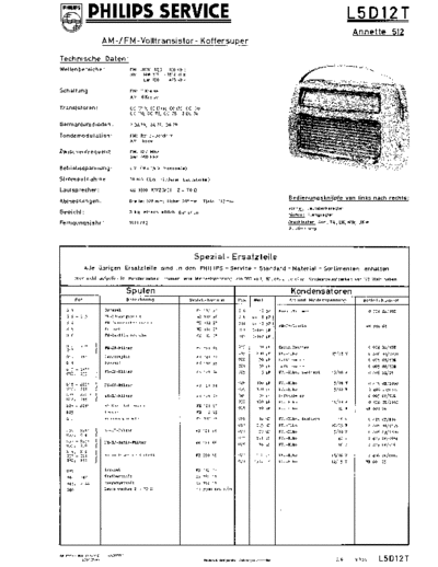 Philips L5D12T service manual