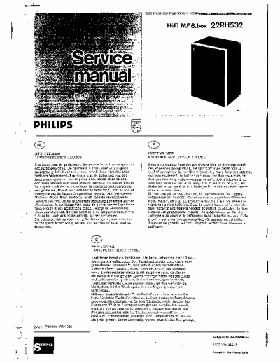 Philips MFB22RH532 active speaker
