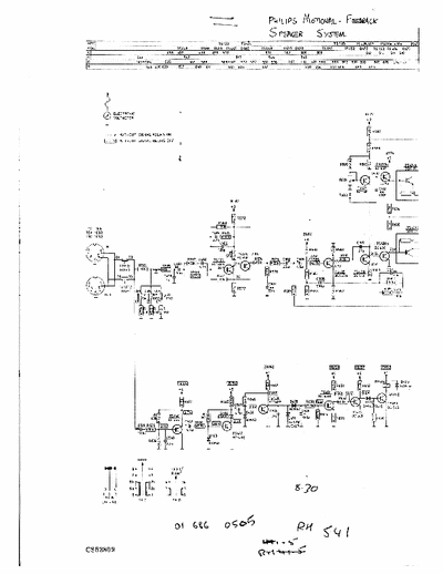 Philips MFB22RH541 active speaker (schematic)