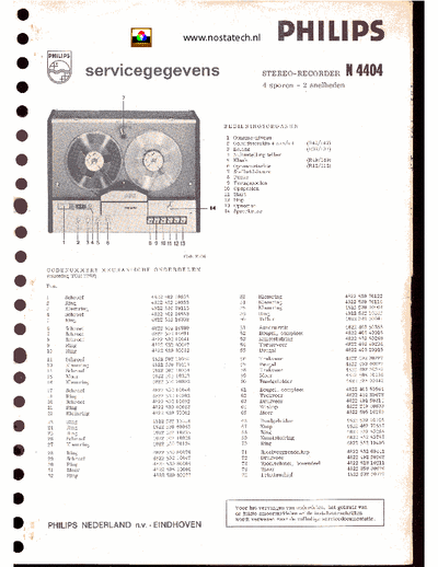 Philips N4404 tape