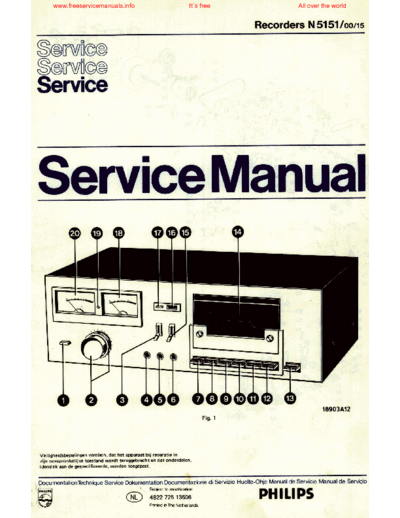 Philips N5151 Service Manual