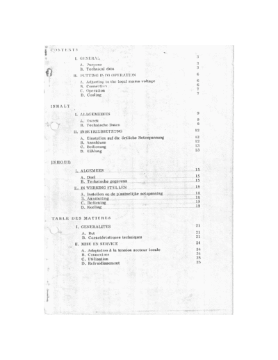 Philips PE 4808/01 Philips laboratory power supply.
Dutch part of instruction manual and schematic.