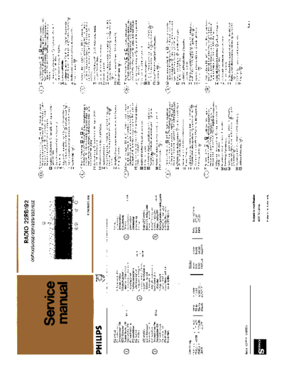 Philips 22RB192 service manual