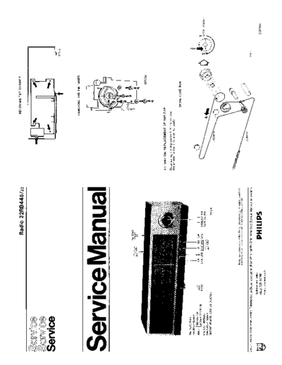 Philips 22RB445 service manual