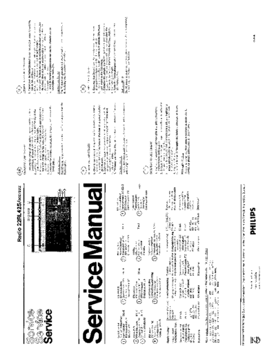 Philips 22RL425 service manual