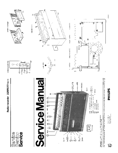 Philips 22RR527 service manual