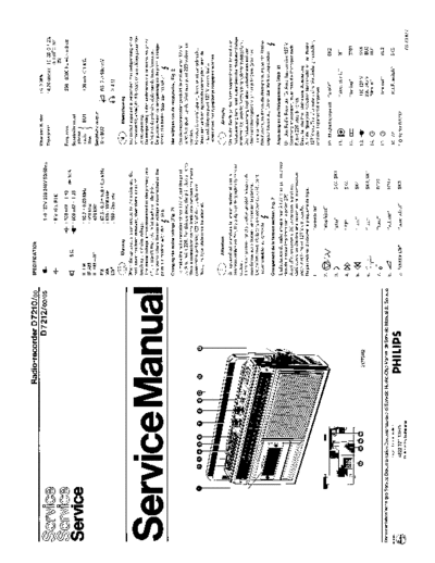 Philips D7210 D7212 service manual