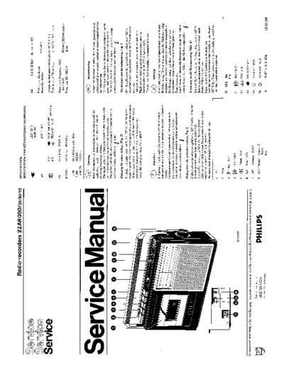 Philips 22AR090 service manual