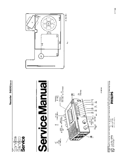 Philips Recorder D6910 service manual