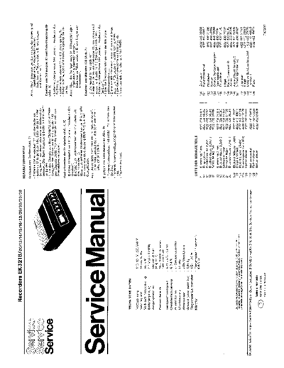 Philips EK3218 service manual