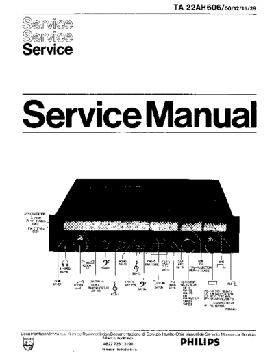 Philips 22AH606 service manual