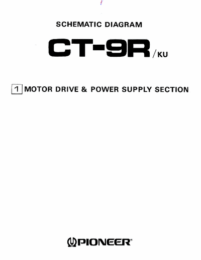 Pioneer CT9R cassette deck