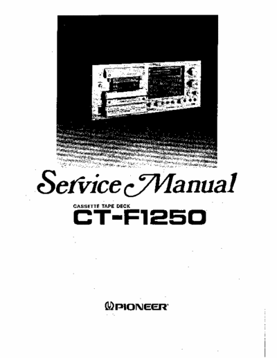 Pioneer CTF1250 cassette deck