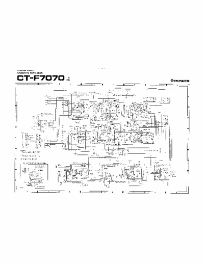 Pioneer CTF7070 cassette deck