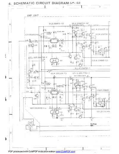 Pioneer GM120 car amplifier