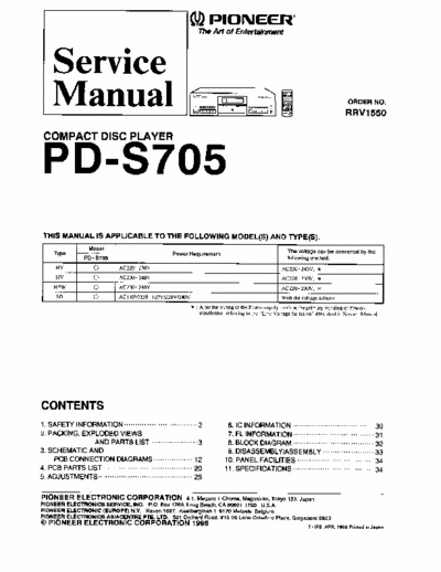 Pioneer PDS705 cd